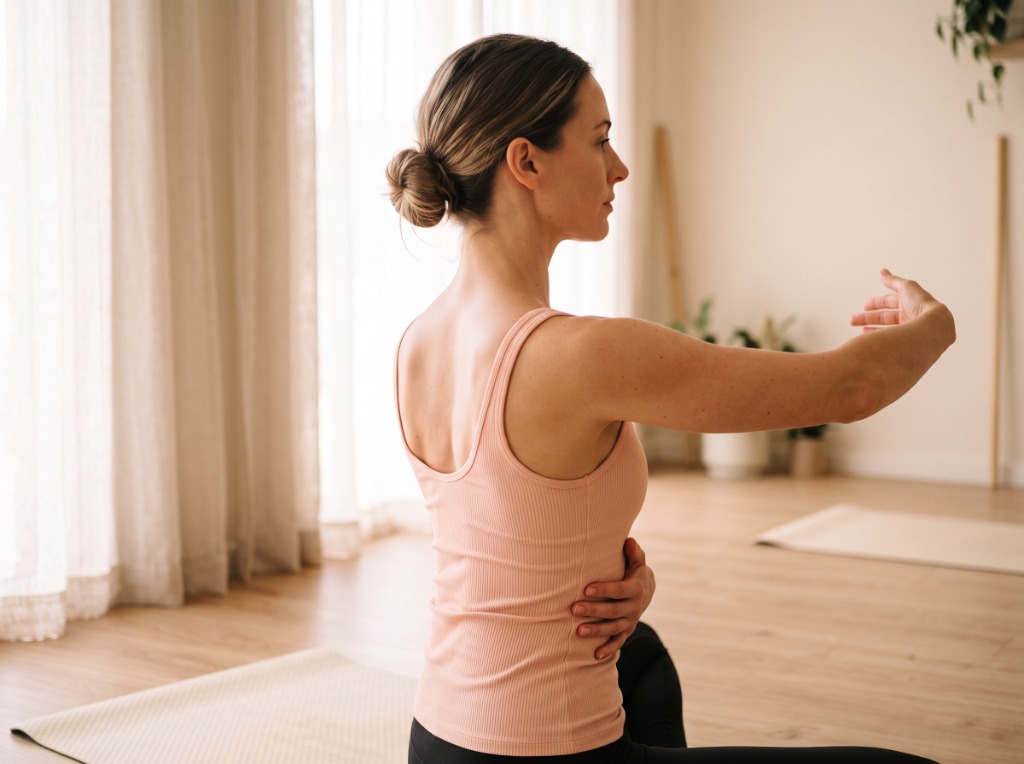 Pontos testtartás és rekeszizom-légzés pilates közben